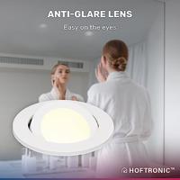 Vienna - Smart inbouwspot - IP65 waterdicht - 6 Watt 450 Lumen - Wifi + Bluetooth - RGBWW - GU10 - Google Home, Amazon Alexa en Siri - Voor binnen, buiten en badkamer - Wit - thumbnail