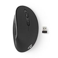 Ergonomic Wireless Mouse | 1600 dpi | 6-Button | Black - thumbnail