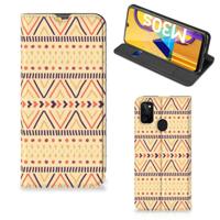 Samsung Galaxy M30s | M21 | Hoesje met Magneet | Aztec Yellow - thumbnail