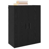 Wandkast Zwart eiken 69.5 x 34 x 90 cm Bewerkt hout - thumbnail