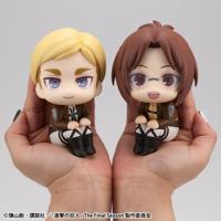 Attack on Titan Look Up PVC Statues Hange Zoe & Erwin Smith (with gift) 11 cm - thumbnail