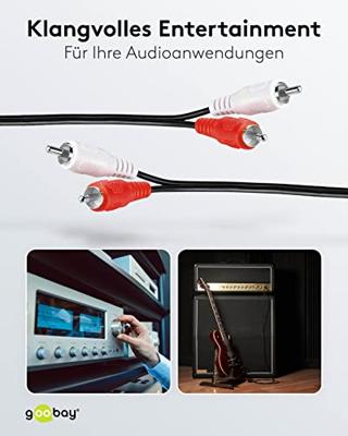 goobay 2x Tulp kabel goobay 2x Tulp kabel