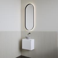 Fonteinset | BWS Leto | Mat Wit | Waskom Mat Grijs - thumbnail