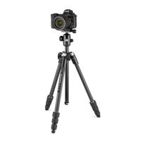 Manfrotto Element MII, carbon reisstatief met balhoofd en Bluetooth, compatibel met smartphones en compactcamera's, CSC, DSLR, fotografie-accessoires, contentcreatie, vlog - thumbnail