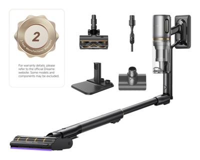 DREAME V20 Pro - Draadloze steelstofzuiger - 0 mm randreiniging - Harde vloeren, tapijten en dierenharen - 210 AW zuigkracht DREAME V20 Pro - Draadloze steelstofzuiger - 0 mm randreiniging - Harde vloeren, tapijten en dierenharen - 210 AW zuigkracht