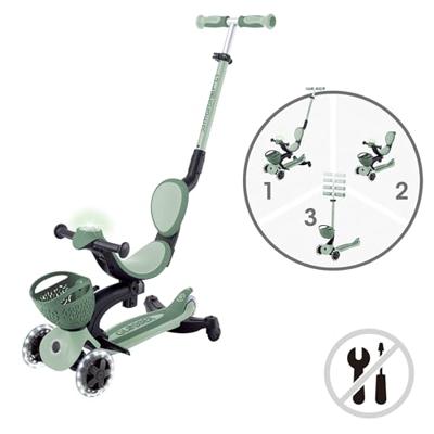 Meegroeistep GO UP BABY 360 - GLOBBER saliegroen