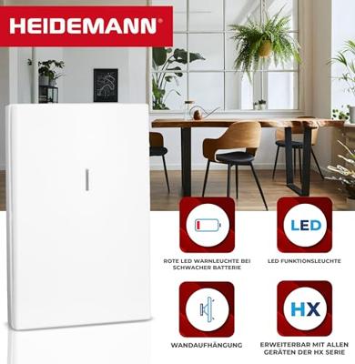 Draadloze deurbel Bereikvergroter Heidemann 70376