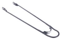 Spatbordstang 28" Tour met Bumper Mat-Zwart - thumbnail