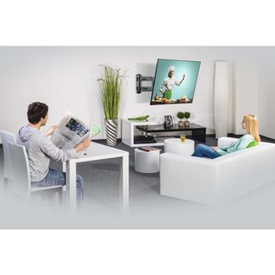 Hama TV Wall Bracket Swivel Tilt Pull-out 122 cm (48) tot 35 kg TV beugel Zwart - thumbnail