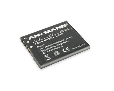 Ansmann NP-BN1 Camera-accu Vervangt originele accu NP-BN1 3.7 V 650 mAh Ansmann NP-BN1 Camera-accu Vervangt originele accu NP-BN1 3.7 V 650 mAh