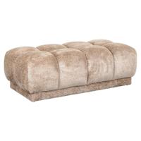 Richmond Hocker 'Noah' Chenille, kleur Naturel - thumbnail