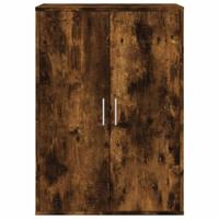 Dressoirs 2 st 60x31x84 cm bewerkt hout gerookt eikenkleurig - thumbnail