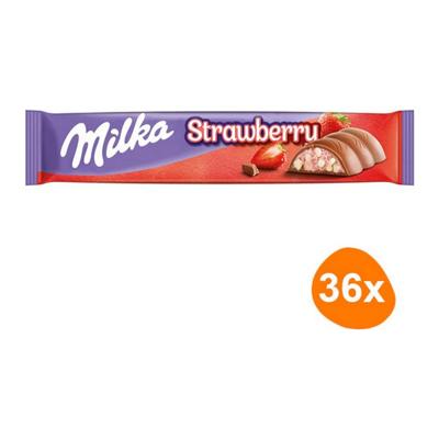 Milka - Aardbeienreep - 36 repen