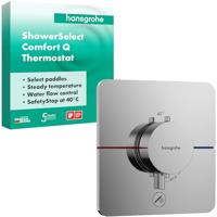 Hansgrohe ShowerSelect Comfort Q thermsotaat inbouw voor 1 functie en extra uitgang, chroom - thumbnail