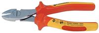 Promat/Tecwerk Kracht-zijsnijtang | lengte 180 mm | verchroomd VDE | meercomponenten mantels - 4000810157 - thumbnail