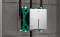 Hansgrohe ShowerSelect Comfort E stopkraan inbouw voor 3 functies, chroom - thumbnail