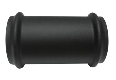 Wiesbaden Koppelstuk 32 mm tbv Vloerbuis Mat Zwart