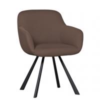 WOOOD Juno Eetkamerstoel - Mesh - Espresso - 79x58x58 - thumbnail