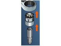 Bahco set ratelsl verbindgingsstuk 4 | 1RMA/S4 - thumbnail