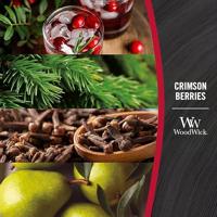 WoodWick crimson berries mini candle - thumbnail