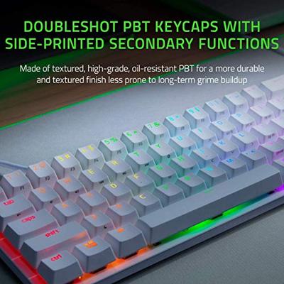 Razer Huntsman Mini Mercury gaming toetsenbord - thumbnail