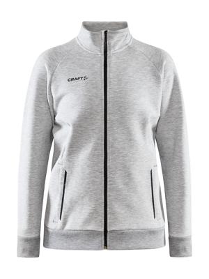 Craft 1910627 Core Soul Full Zip Jacket Wmn - Grey Melange - XXL