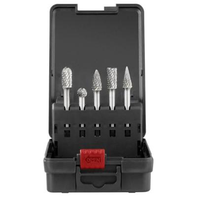 TOOLCRAFT TO-9913158 Freesstift Afmeting, Ø 10 mm Schachtdiameter 6 mm 5-delig TOOLCRAFT TO-9913158 Freesstift Afmeting, Ø 10 mm Schachtdiameter 6 mm 5-delig