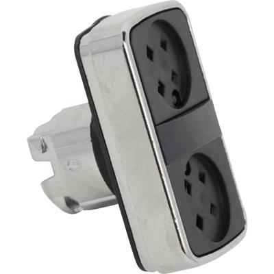 Schneider Electric ZB4BA79 ZB4BA79 Terugstelbaar (Ø) 22 mm Chroom 1 stuk(s)