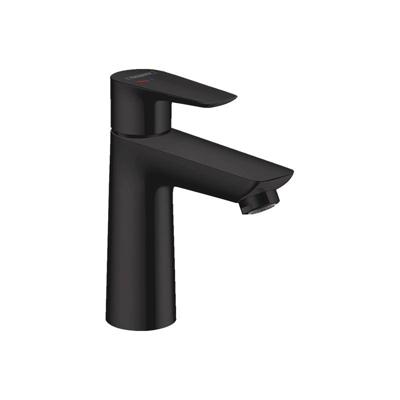 Wastafelmengkraan Talis E HansGrohe 110 Eengreeps CoolStart met Trekwaste Mat Zwart Wastafelmengkraan Talis E HansGrohe 110 Eengreeps CoolStart met Trekwaste Mat Zwart