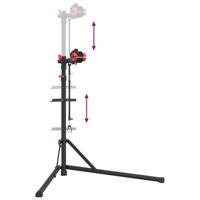 VidaXL Fietsreparatiestandaard inklapbaar 92-152 cm staal rood - thumbnail