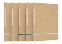 Oxford Touareg elastomap, uit karton, ft A4, naturel en geassorteerde kleuren, pak van 5 stuks - thumbnail