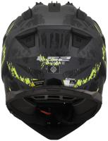 LS2 endurohelm "mx702 pioneer ii crazy" helmet mx702 pioneer ii crazy m. sw/ge gr. l - thumbnail