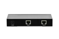 DIGITUS Professional DS-53420 - VGA Extender/Splitter - 2-poorts zendereenheid - tot 300 m bereik - UTP patchkabel (Cat 5e/6) - tot 1920 x 1200 pixels - zwart - thumbnail