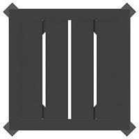 Tuintafel 34x34x38 cm staal antracietkleurig - thumbnail