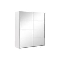 Goossens Basic Kledingkast Miami, 180 cm breed, 210 cm hoog, 2x spiegel schuifdeuren - thumbnail