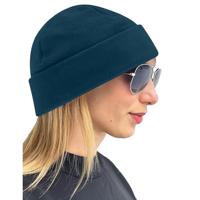 Beechfield CB243R Recycled Fleece Cuffed Beanie - French Navy - One Size - thumbnail