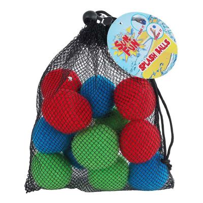 Sun Fun 12 gekleurde waterballen in opbergtas, 6cm