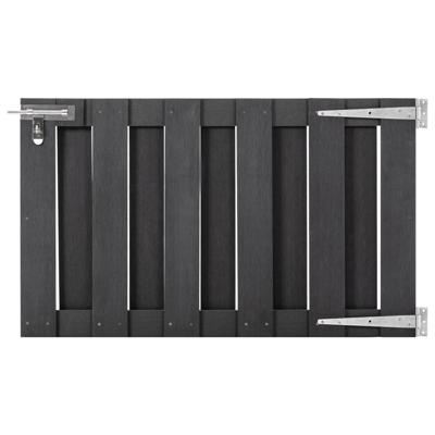 VidaXL Poort 100x60 cm hkc grijs