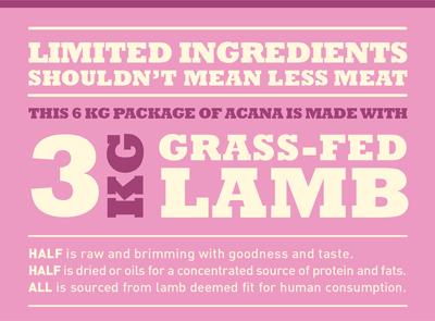 ACANA Singles Grass-Fed Lamb - droog hondenvoer - 11,4kg - thumbnail