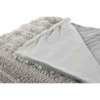 Deken Home ESPRIT Lichtgrijs 220 x 240 x 1 cm - thumbnail