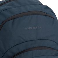 New Rebels Otis - Milcreek Rugtas 25L - Duotone - duurzaam waterafstotend polyester - 15.6" laptop - Navy blauw - thumbnail