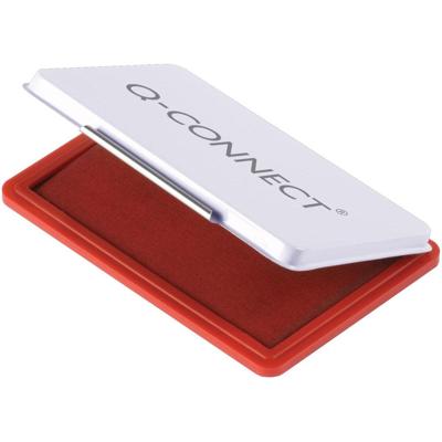 Q-CONNECT stempelkussen, ft 90 x 55 mm, rood