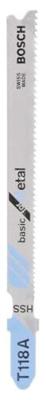 Bosch Accessoires Decoupeerzaagblad T 118 A Basic for Metal 100st - 2608631964