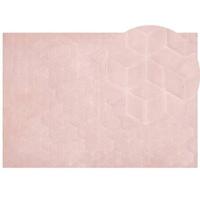 Beliani - THATTA - Vloerkleed - Roze - 160 x 230 cm - Nepbont - thumbnail