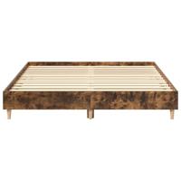 Bedframe zonder matras 140x200 cm spaanplaat gerookt eiken - thumbnail