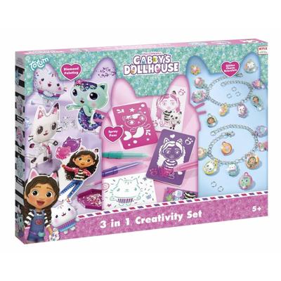 Totum Gabby's poppenhuis - 3in1 creativity knutselset