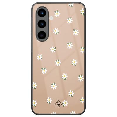 Samsung Galaxy A56 glazen hardcase - Sweet daisies