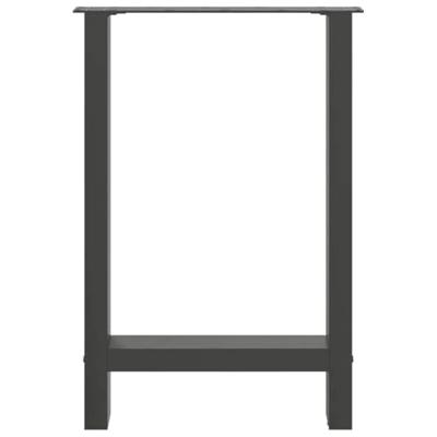 Salontafelpoten 2 st 60x(72-73) cm staal antraciet Salontafelpoten 2 st 60x(72-73) cm staal antraciet