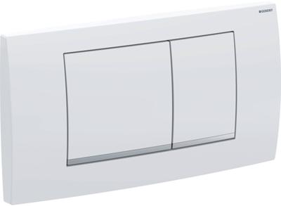 Geberit Twinline 30 bedieningspaneel chroom/mat-chroom/chroom voor Geberit UP130