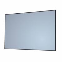 Badkamerspiegel Sanicare Q-Mirrors 60x70x2 cm Zwart Sanicare - thumbnail